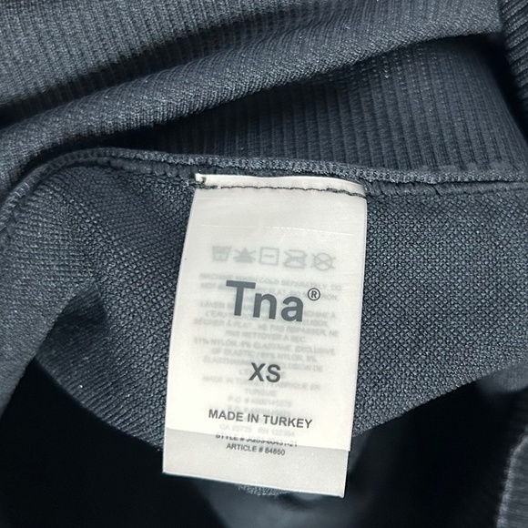 Aritzia Tna Body Atmosphere Hi-Rise Legging 7/8 Seamless High Waist Black XS - Picture 6 of 13